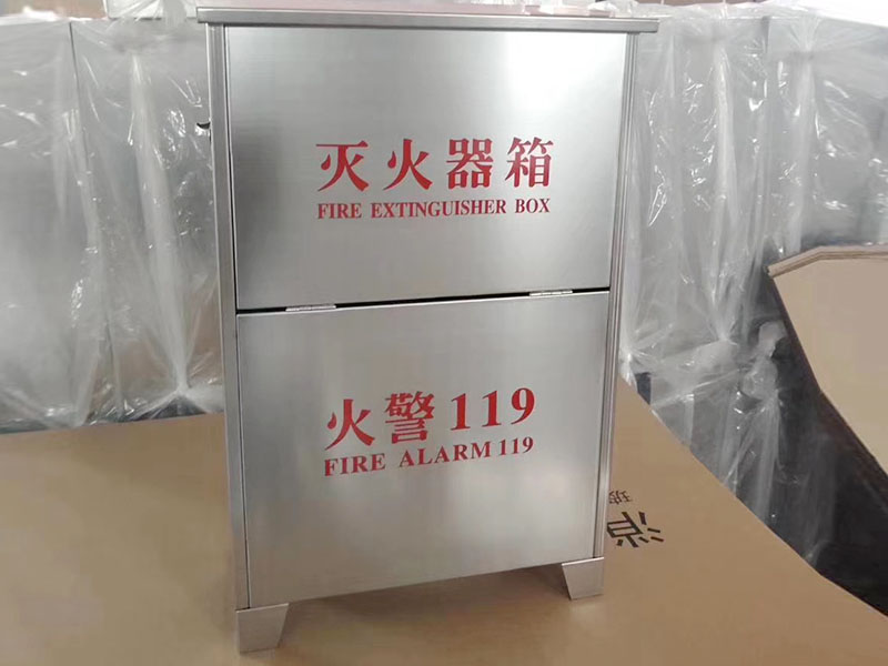 河南安阳不锈钢消防箱产品案例